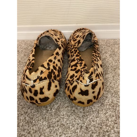 NIB XIUXIAN Leopard Print Casual Canvas Slip-On Loafers, sz 40 - Picture 8 of 10